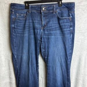 Bootcut Jeans Size 18W Flare Leg High Rise Rodeo Date Night Festival JC Penny